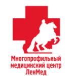 Логотип медцентра ЛенМед на Гаврской